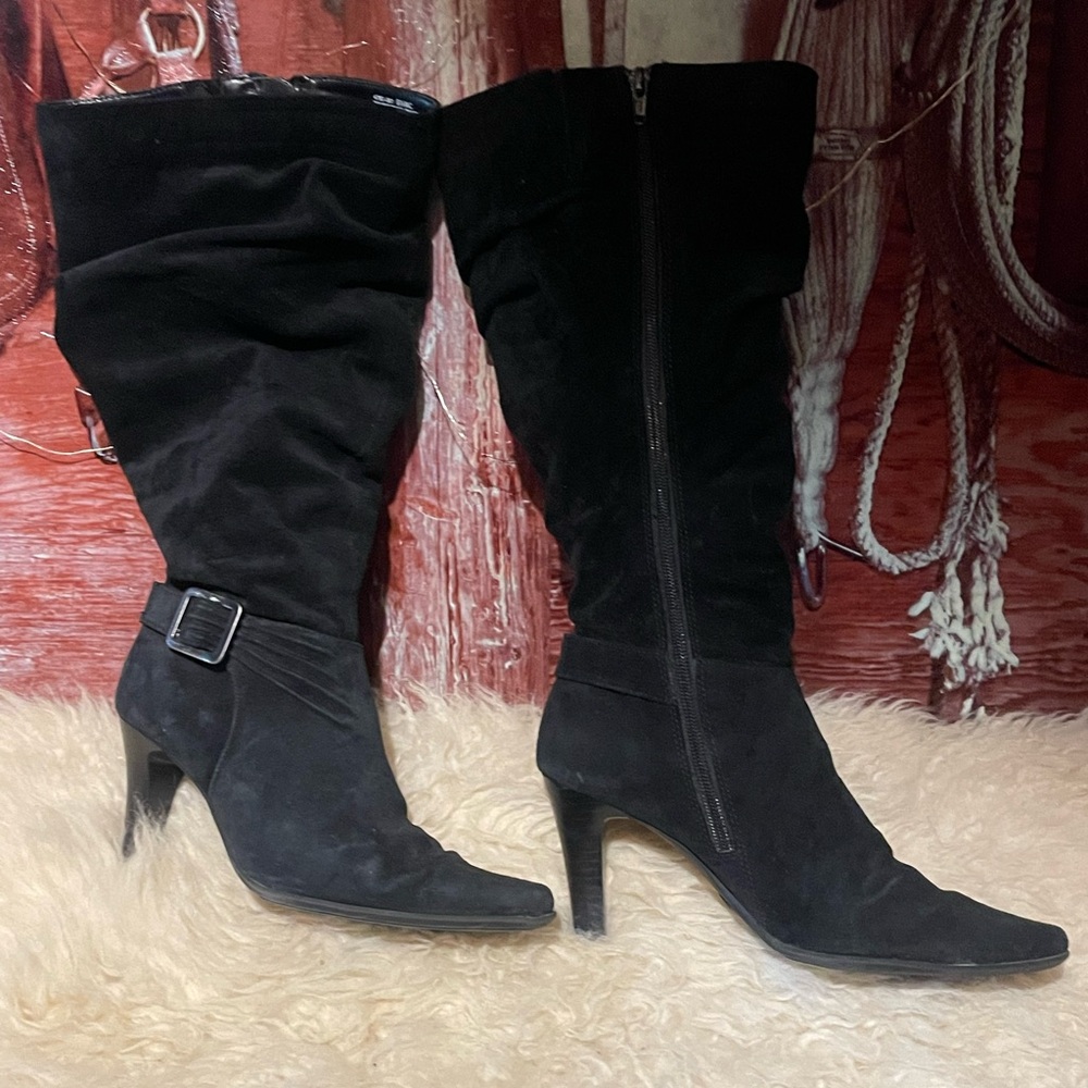 BASS suede dress boots